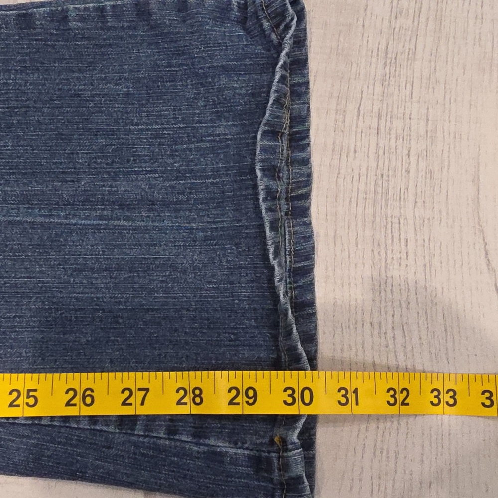 Vanilla Star Women's Size 9 Flare Stretch Medium Wash - Picture 5 of 8